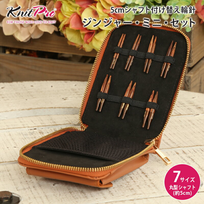 Rakuten - KnitPro ニットプロ GINGER ジンジャー 5cmシャフト付け替え輪針 ジンジャー・ミニ・セット 輪針 輪針セット 編み針 毛糸 KnitPro ニットプロ