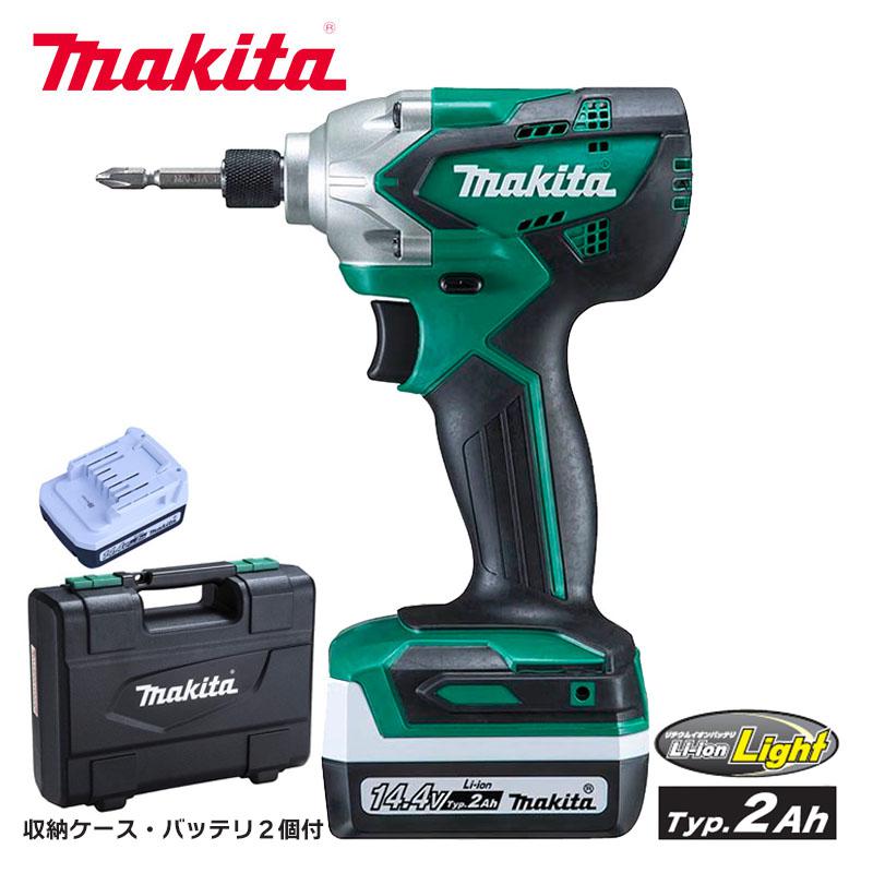 マキタ 充電式インパクトドライバ MTD001DSAX(バッテリ2個、充電器、ケース付)14.4V