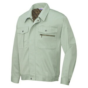 アイトス 長袖ブルゾン カラー：クリーンアース サイズ：M （ナガソデブルゾン） ［635ー005］