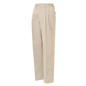 アイトス レディースシャーリングパンツ（2タック） カラー：ベージュ サイズ：M （ジョシシャーリングパンツ） ［893ー002］