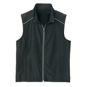 アイトス リフレクトベスト（男女兼用） カラー：ブラック サイズ：LL （リフレクトベスト） ［2201ー0..