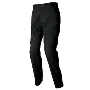 アイトス カーゴパンツ（ノータック）（男女兼用） カラー：ブラック サイズ：SS （カーゴパンツ（ノータック）） ［2521ー010］