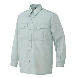 アイトス 長袖シャツ（薄地）（男女兼用） カラー：シルバーグレー サイズ：5L （ナガソデシャツ） ［5665ー003］