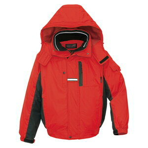 アイトス 防寒ブルゾン（男女兼用） カラー：レッド サイズ：M （ボウカンブルゾン） ［6061ー009］