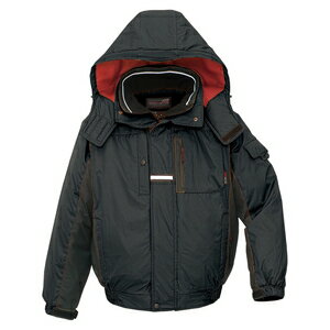 アイトス 防寒ブルゾン（男女兼用） カラー：ブラック サイズ：S （ボウカンブルゾン） ［6061ー010］