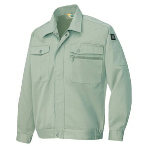 アイトス 長袖ブルゾン（男女兼用） カラー：アースグリーン サイズ：M （ナガソデブルゾン） ［6380ー105］