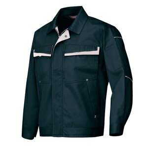 アイトス 長袖ブルゾン（配色）（男女兼用） カラー：ディープネイビ サイズ：LL （ナガソデブルゾン）..