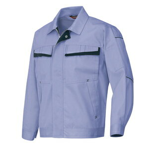 アイトス 長袖ブルゾン（配色）（男女兼用） カラー：ミストバイオレット サイズ：SS （ナガソデブルゾ..