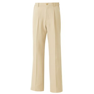 アイトス メンズシャーリングパンツ（1タック） カラー：ライトベージュ サイズ：M （メンズシャーリングパンツ） ［7643ー012］