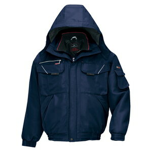 アイトス 防寒ブルゾン（男女兼用） カラー：ネイビー サイズ：SS （ボウカンブルゾン） ［8461ー008］