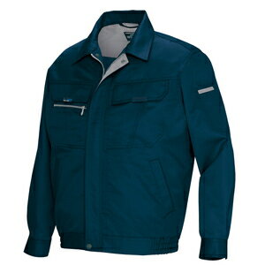 アイトス 長袖ブルゾン（男女兼用） カラー：ネイビー サイズ：S （ナガソデブルゾン） ［9001ー008］