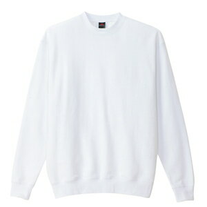 アイトス トレーナー（男女兼用） カラー：ホワイト サイズ：LL （C／100トレーナー） ［10777ー101］