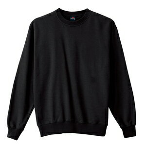 アイトス トレーナー（男女兼用） カラー：クロ サイズ：3L （C／100トレーナー） ［10777ー110］