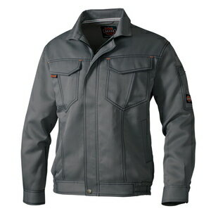 アイトス 長袖ブルゾン カラー：チャコール サイズ：5L （ナガソデブルゾン） ［11401ー014］