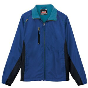 アイトス 裏フリースジャケット（男女兼用） カラー：ブルー サイズ：M （ウラフリースジャケット） ［50111ー006］