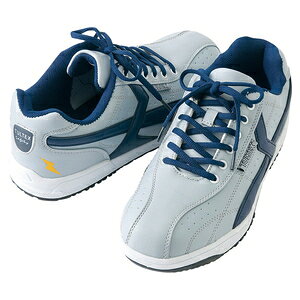 アイトス セーフティシューズ（耐油・耐滑・静電）（男女兼用） カラー：Sグレー／ネイビ サイズ：24 （セーフティシューズ（タイユタイカ） ［51622ー003］