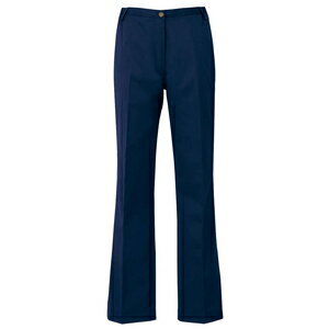 アイトス レディースシャーリングチノパンツ（ノータック） カラー：ネイビー サイズ：LL （レディスチノパンツ） ［54503ー008］