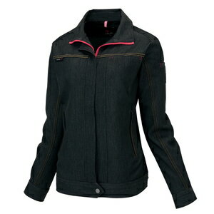 アイトス レディース長袖ブルゾン カラー：デニムブラック サイズ：3L （レディースナガソデBL） ［60910ー010］