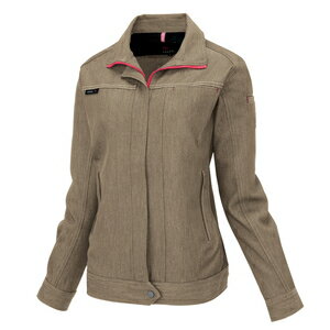 アイトス レディース長袖ブルゾン カラー：カーキ サイズ：5L （レディースナガソデBL） ［60910ー025］(4)