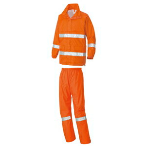 アイトス レインウエア カラー：オレンジ サイズ：5L （レインスーツ） ［562404ー063］