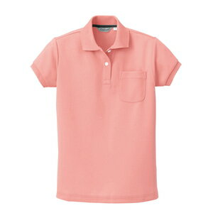 アイトス レディース半袖ポロシャツ カラー：ピンク サイズ：15 （レディースハンポロ） ［CL2000ー025］