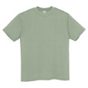 アイトス Tシャツ（男女兼用） カラー：オリーブグレー サイズ：XL （Tシャツ） ［MT180ー036］