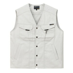 コーコス信岡 TCベスト 87009/シルバーグレー/L