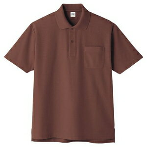 コーコス信岡 超消臭 半袖ポロシャツ A-137/チョコ/L
