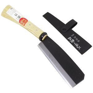 日本製 地型鉈 片刃 鋼付 180MM