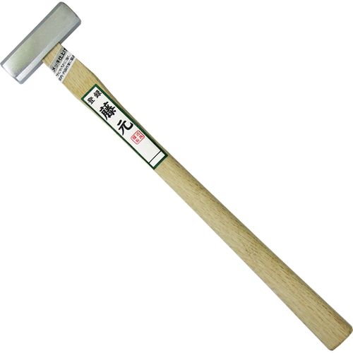 藤元 本職用 八角玄能 メッキ加工 115G白樫 裾広 尺柄