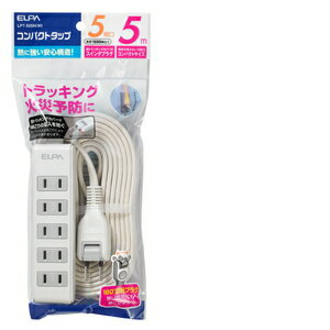 朝日電器 コンパクトタップ 5P5M LPT－505N（W）