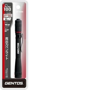 ジェントス LEDペンライト AP−100BK