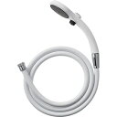 三栄水栓 節水ストップシャワーセット(ホワイト・ホワイト) PS3230-CTA-MW2 三栄水栓製作 SANEI バスルーム用 シャワー用品 ワイドシャワー ...