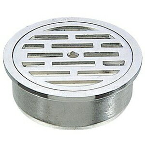 三栄水栓 VU目皿 PH41-40 三栄水栓製作所 SANEI 水道用品 排水用品 バス用品 VUパイプ用 カギ付 呼び:40 外径52mm 高さ27mm 亜鉛ダイカスト製