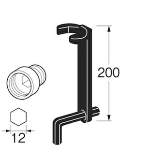 三栄水栓 ナット締付工具 R353の紹介画像2