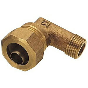 三栄水栓 ポリパイジョイントエルボ1種オス T62A-1-13