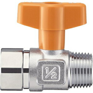 三栄水栓 ナット付ボールバルブ V66B-20 三栄水栓製作所 SANEI 水道用品 配管用品 水栓部品 バルブ ハンドルワンタッチ着脱タイプ パッキン別売 メネジ側のナット回転式 呼び:20 最高使用温度100℃ 黄銅製