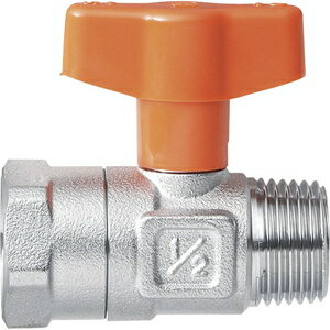 三栄水栓 ボールバルブ V641-13 三栄水栓製作所 SANEI 水道用品 配管用品 水栓部品 バルブ ハンドルワンタッチ着脱タイプ 呼び:13 呼び径：Rc1/2 高さ39mm 幅54mm 最高使用温度 100℃ 黄銅製