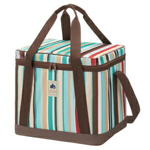 ロゴス LOGOS デザインクーラー25(ブルーストライプ)