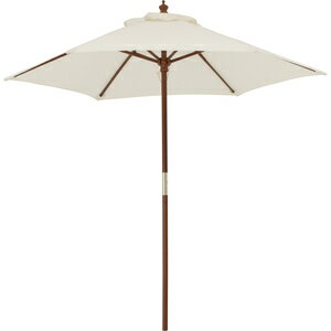 【即納在庫品】 タカショー PAL-21B ウッドパラソル 2．1m ベージュのサムネイル