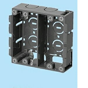 未来工業 パネルボックス 2ヶ用 セパレーター付 SBP−WM [ 電気配管 電線管 その他 ]