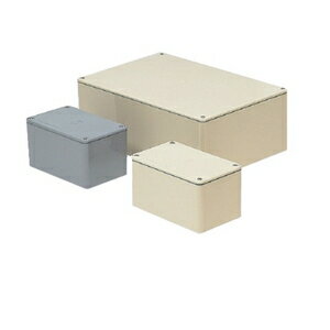 未来工業 防水プールボックス 平蓋 長方形 ノックなし 450×300×200 グレー PVP－453020A PVP－453020A