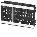 未来工業 小判スライドボックス センター磁石付・浅形 3ヶ用 1個価格 SBG-S3W SBG-S3W