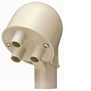 未来工業 エントランスキャップ ツバ付 適合管VE28 濃紺 1個価格 MEC－28TDB MEC28TDB