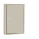 日東工業 盤用キャビネット露出形フカサ160mm 木製基板付 ライトベージュ塗装 B16-814-1LB(4)