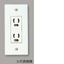 マサル工業 ダクトコンセント2個用接地 2号クリーム DCA235