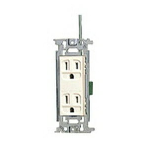 パナソニック 埋込アース付ダブルコンセント（ミルキーホワイト） WN1518