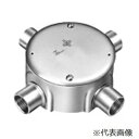 パナソニック ねじ付き付属品 丸型露出ボックス4方出 厚鋼電線管用 DF28161K DF28161K(4)