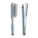 KALOS BEAUTY TECH カロスビューティーテクノロジー ブラシアイロン＆ヘアアイロンセット(ダイヤモンドパール) Dr.Beau Glister brush＆iron DB-GW503-D