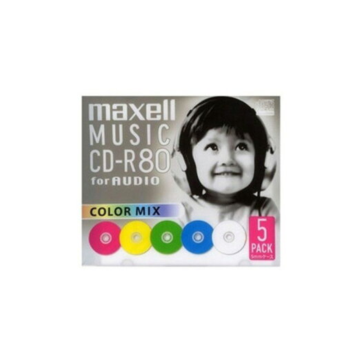 マクセル maxell 音楽用 CD-R80分5枚 カラーミックスCDRA80MIX.S1P5S マクセル maxell 音楽用 CD-R80分5枚 カラーミックスCDRA80MIX.S1P5S